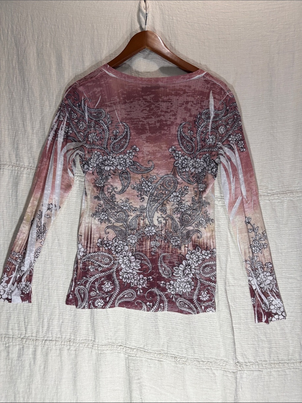 Maurice’s Vintage Style Pink Burnout Y2K Fairy Grunge - Picture 5 of 9